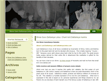 Tablet Screenshot of dattatreyalotus.com